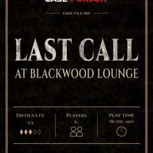 Last Call at Blackwood Lounge